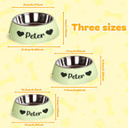 Personalized Pet Water Bowl Stainless Steel Pet Bowl Feeding Supplies Gift for Pet Lovers