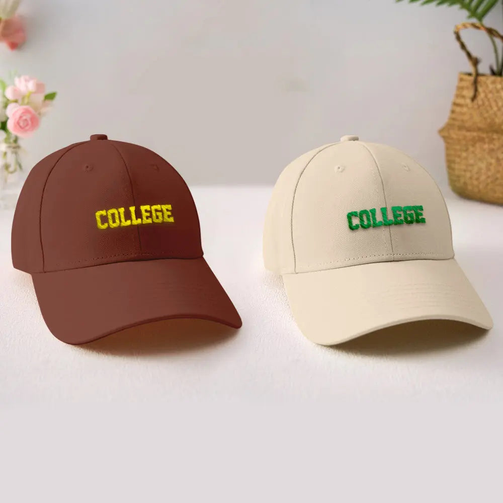 Personalized Team Caps Game Day Gift Idea for Teammates and Sports Fans Back to School Gift