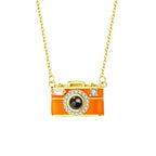 Personalized Photo Necklace Projection Gem Camera Necklace Anniversary Gifts for Her