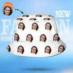 Dropshipping Custom Face Bucket Hats Unisex Beach Sun Cap