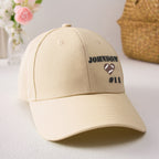 Personalized Football Team Caps Baseball Hats Game Day Gift Idea for Teammates and Sports Fans Back to School Gift