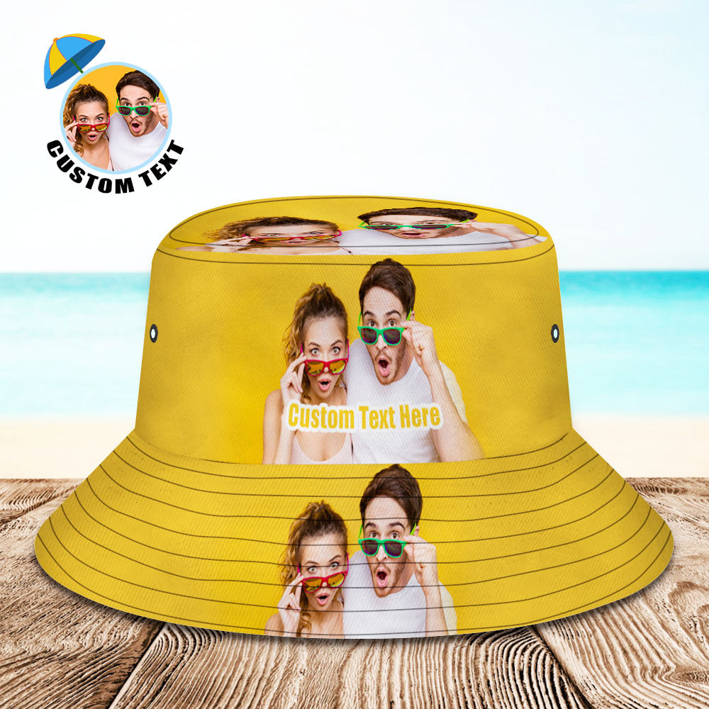 Unisex All Over Print Bucket Hat with Text