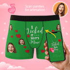 Custom Photo Boxer, Funny Face Boxer It's Mine AR View