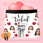 Custom Photo Boxer, Funny Face Boxer It's Mine AR View