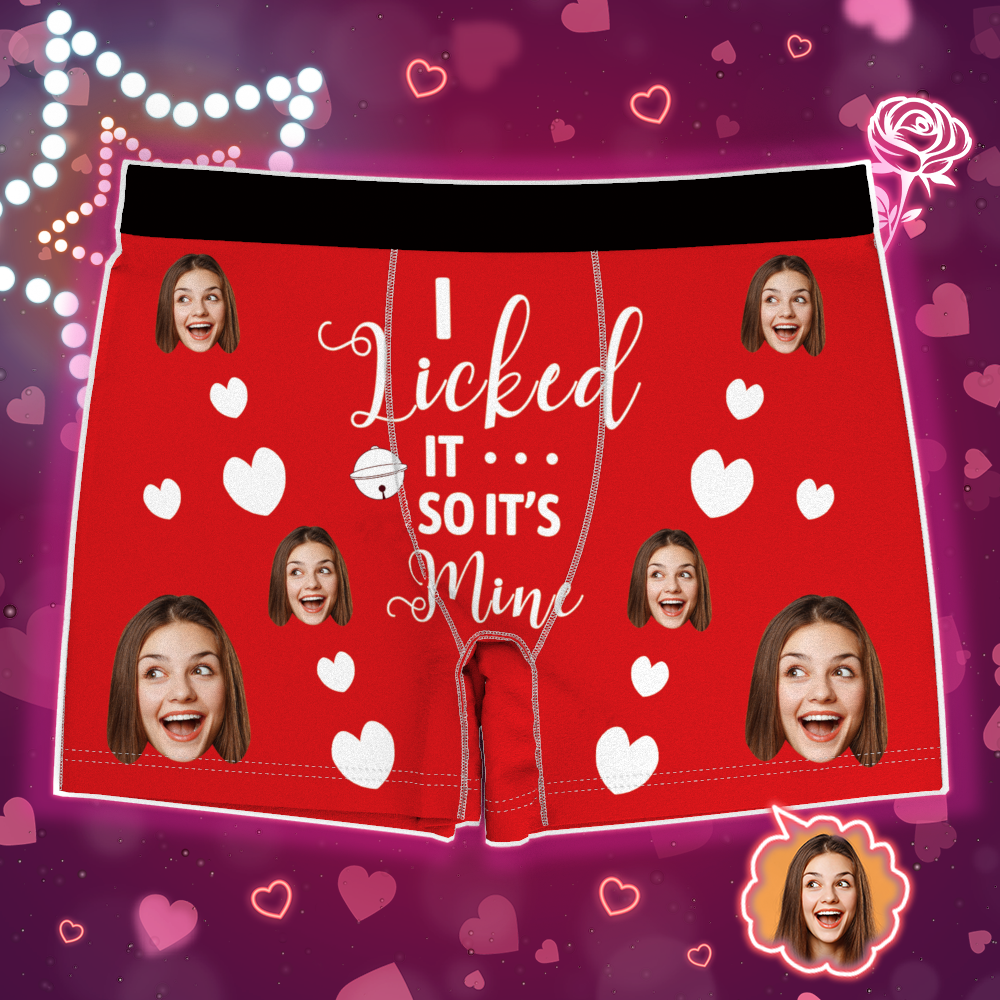 Custom Photo Boxer, Funny Face Boxer It's Mine AR View