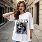 Custom Photo VintageTee Personalized Name T-shirt 