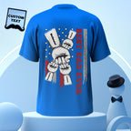 Personalized Fist Bump T-Shirt Custom Engraved Back Printed T-Shirt Father's Day Gift
