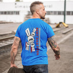 Personalized Fist Bump T-Shirt Custom Engraved Back Printed T-Shirt Father's Day Gift