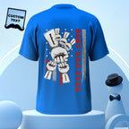 Personalized Fist Bump T-Shirt Custom Engraved Back Printed T-Shirt Father's Day Gift