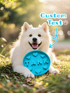 Personalized Fun Slow Feeder Dog Bowl with 3D Printing Name for Pet Lover