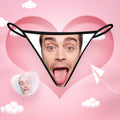Photo Custom Personalized Thong Panties Women's Custom Printed Face Thong Pantie Sexy Funny Underwear Customized Lingerie Gift For Her