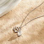 Custom Photo Projection Necklace Claw Photo Pendant Necklace Gift for Women